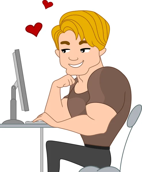 Online Dating — Stock Photo, Image