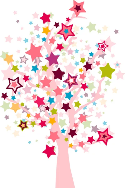 Stjärna tree — Stockfoto