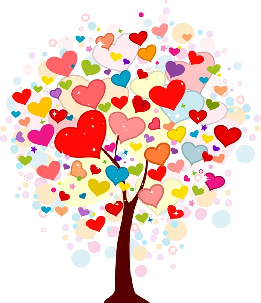Valentine Tree — Stock Photo, Image