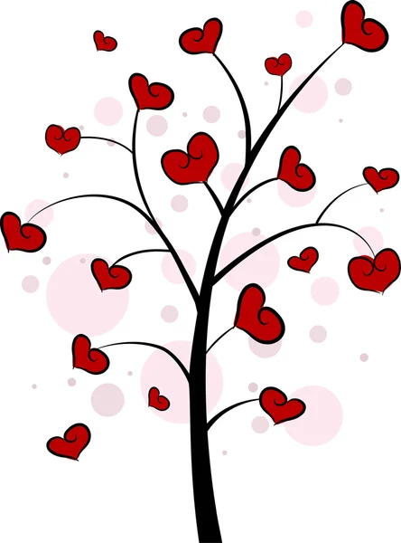 Árbol San Valentín — Foto de Stock