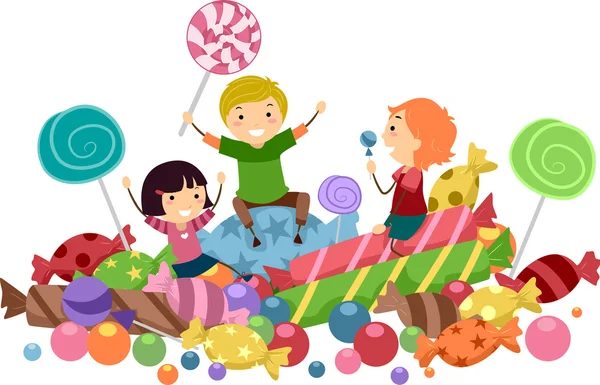 Candy Kids — Stock Photo, Image