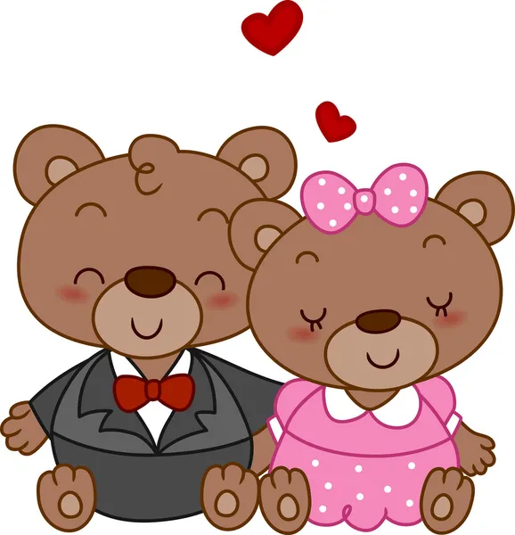 Bear Couple — Stock Photo, Image