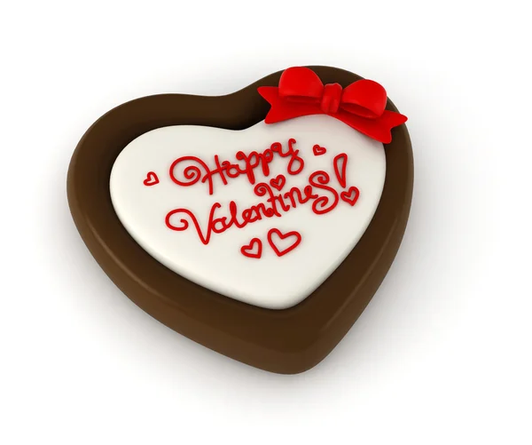 Chocolate valentine — Fotografia de Stock