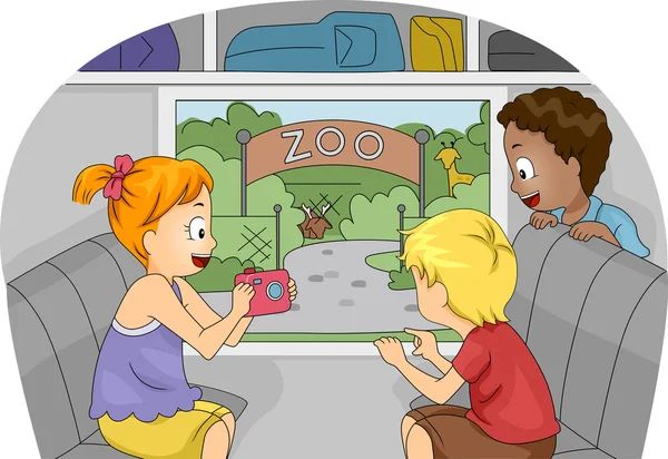 Ausflug in den Zoo — Stockfoto