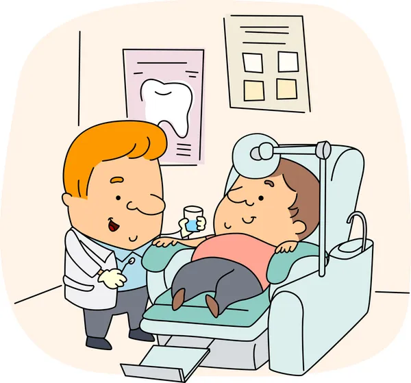 Стоматолог-гігієніст — стокове фото