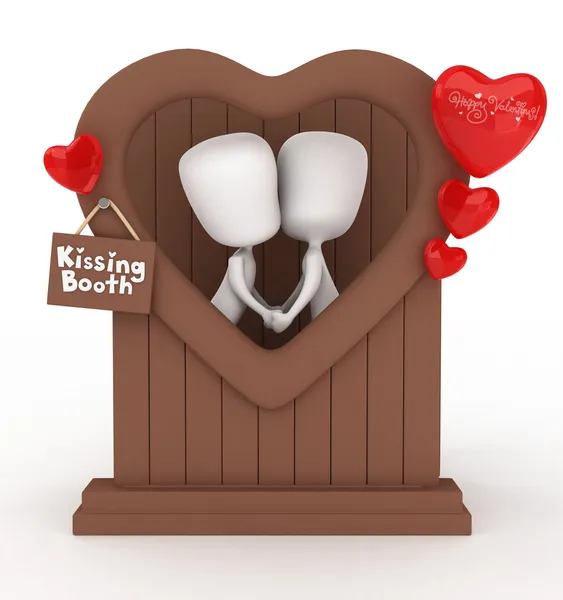 Kissing Booth — Stock Photo, Image