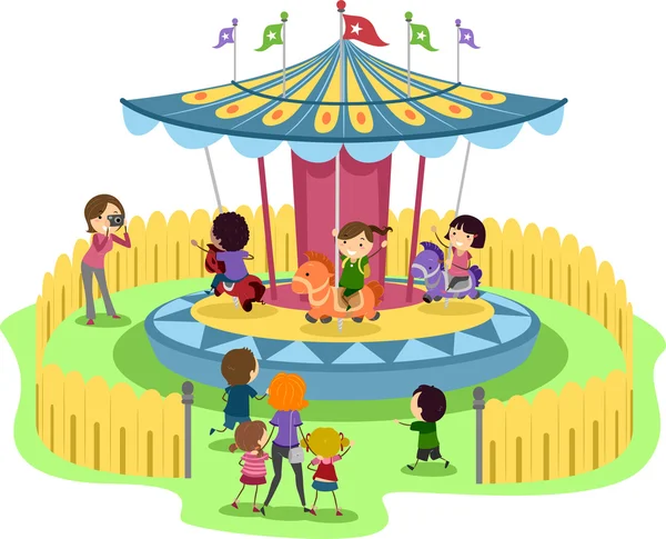 Alegre-go-round — Fotografia de Stock