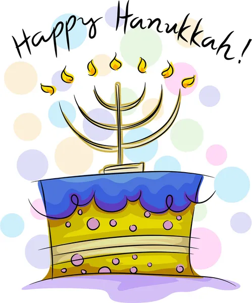 Bolo Hanukkah — Fotografia de Stock