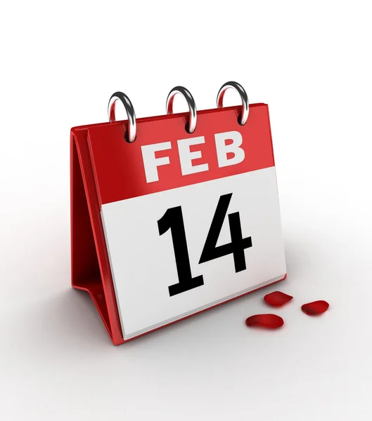 14 lutego — Zdjęcie stockowe