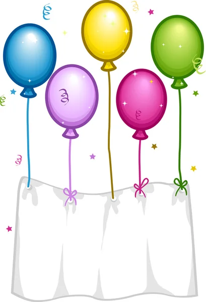 Balloons Banner — Stock Photo, Image