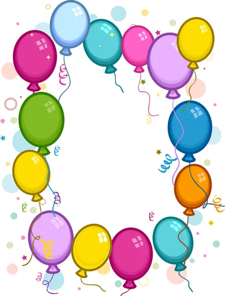 Balloons Frame — Stock Photo, Image