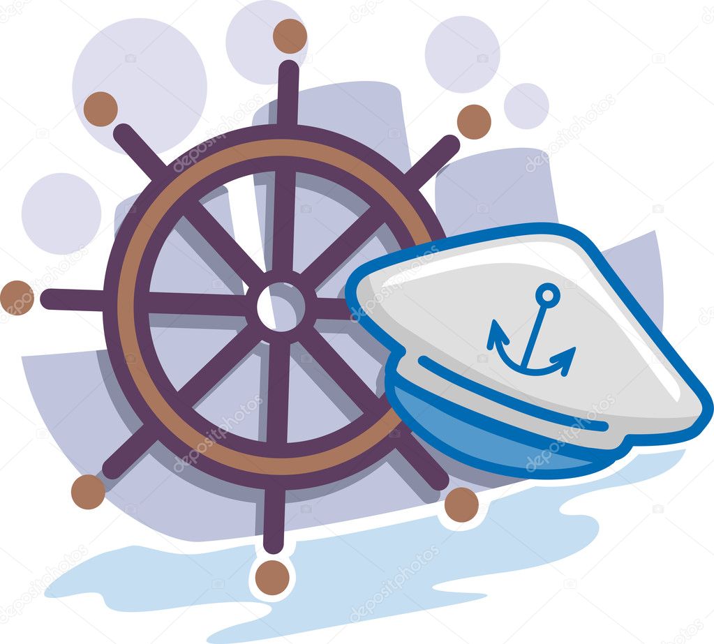 Illustration of Icons Representing Seamen