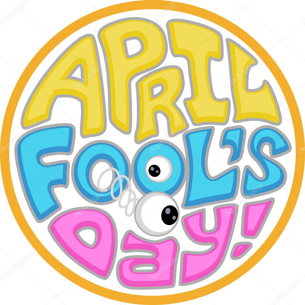 April Fool's Day Icon — Stock Photo © lenmdp #7475912
