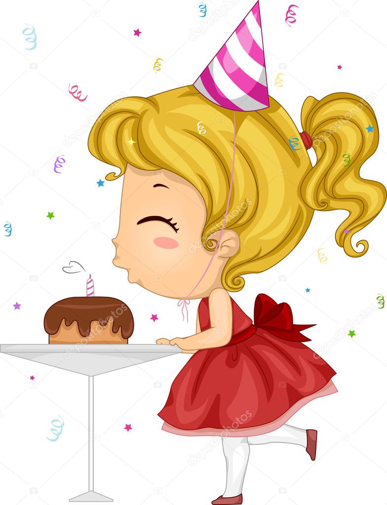 Birthday Candle Blow Stock Photo Image By C Lenmdp