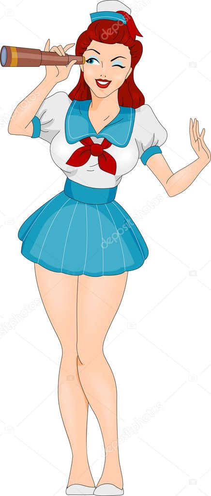 Pin-up Girl Sailor