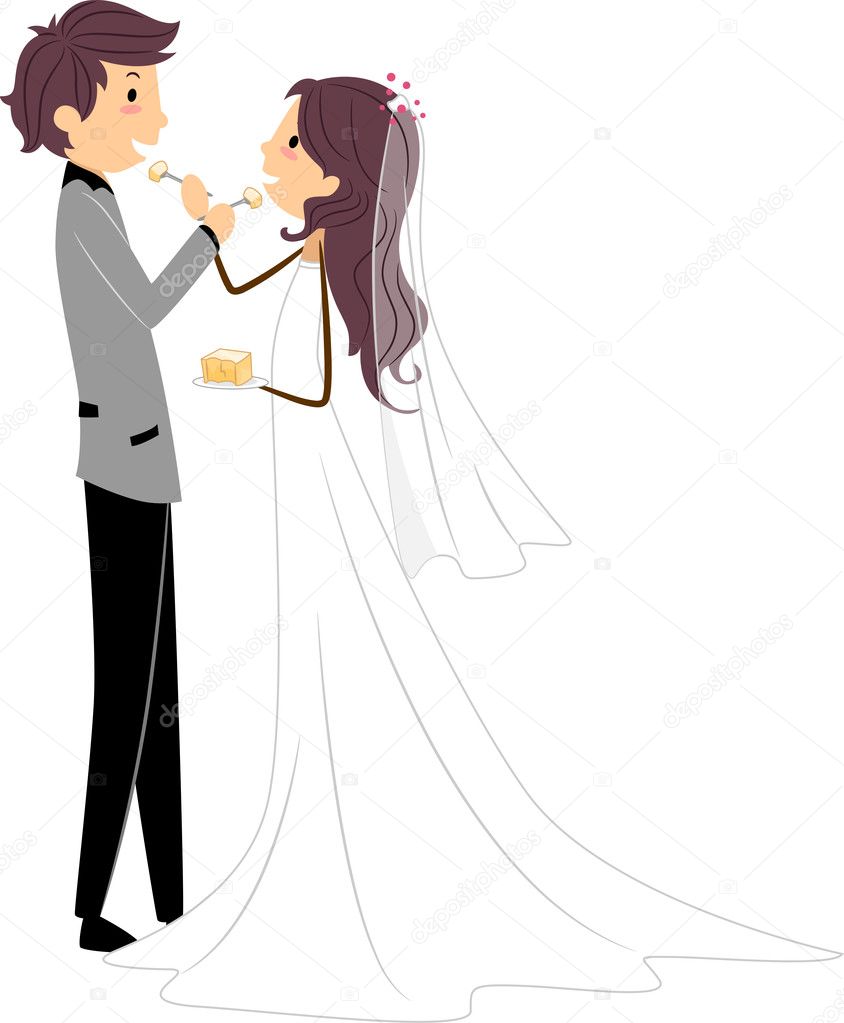 Dibujos animados de matrimonio fotos de stock, imágenes de Dibujos animados  de matrimonio sin royalties | Depositphotos