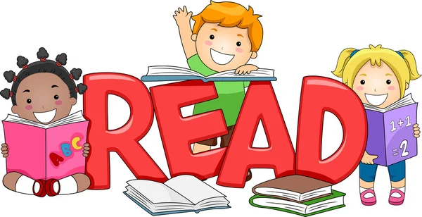 Kids Reading — Stock Photo, Image