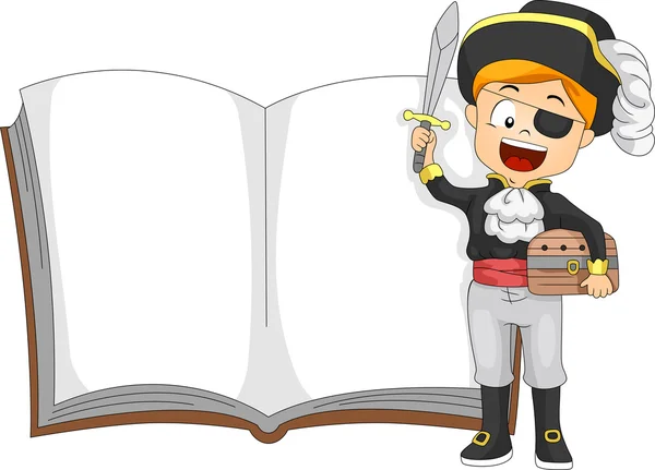 Pirate boek — Stockfoto