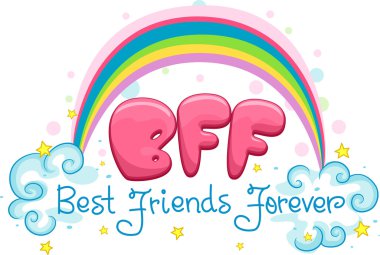 Best Friends Forever clipart