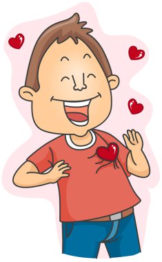 Man in Love clipart