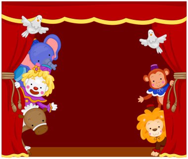 Circus Stage clipart