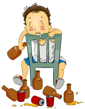 Drunk clipart