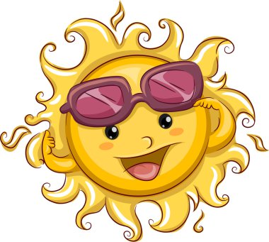 Raised Shades clipart