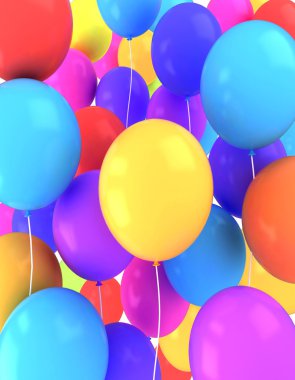 Balloons Background clipart