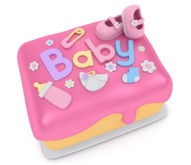 Baby Shower Cake clipart