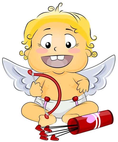 Cupido de bebé — Fotografia de Stock