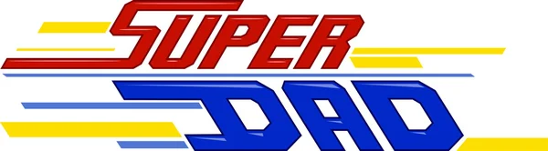 Super-Papa — Stockfoto