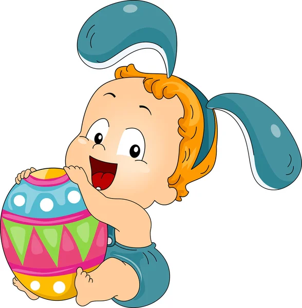Dětská velikonoční vajíčko — Stock fotografie