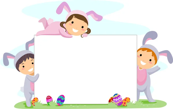 Easter bunny transparent — Zdjęcie stockowe