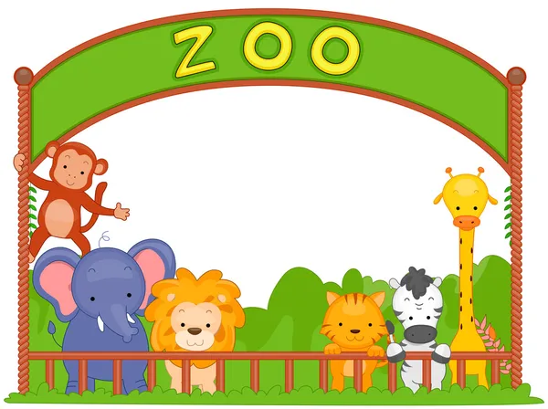 Zoológico Animais — Fotografia de Stock