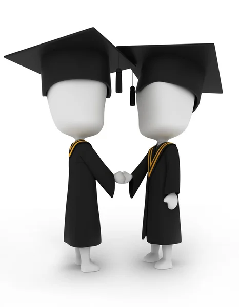 Diplomások kezet — Stock Fotó