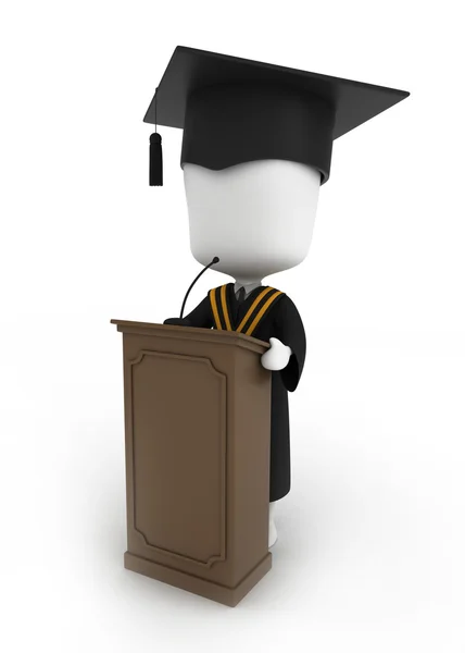 Graduation Speech — Stock Photo, Image
