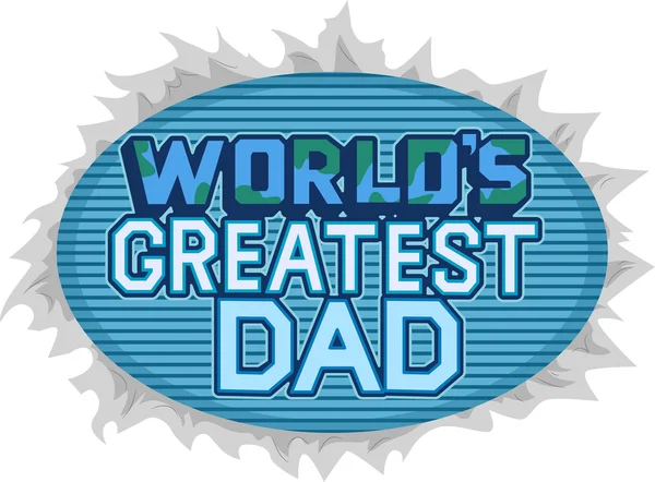 Il papà più grande del mondo — Foto Stock