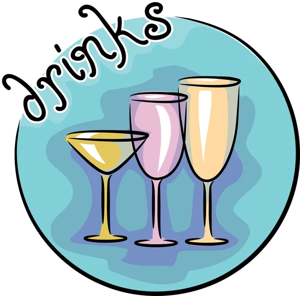 Drinks Icon — Stock Photo, Image