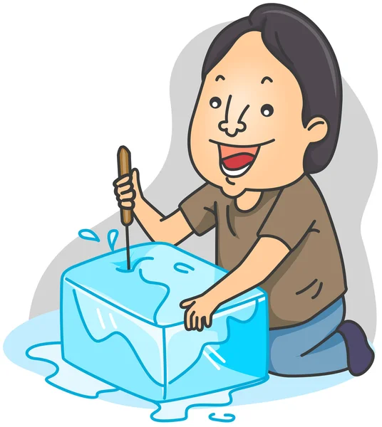 Picador de gelo — Fotografia de Stock