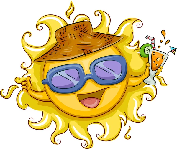 Sombrero solar de verano — Foto de Stock