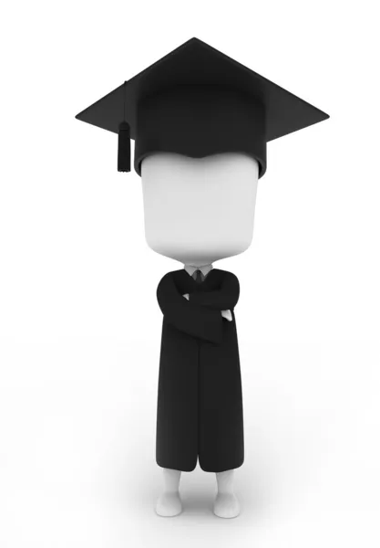 Graduation Pose — Stock Photo, Image