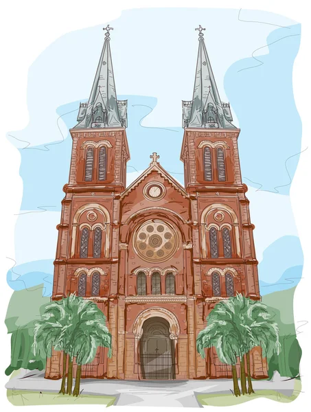 巴黎圣母院大教堂 — 图库照片