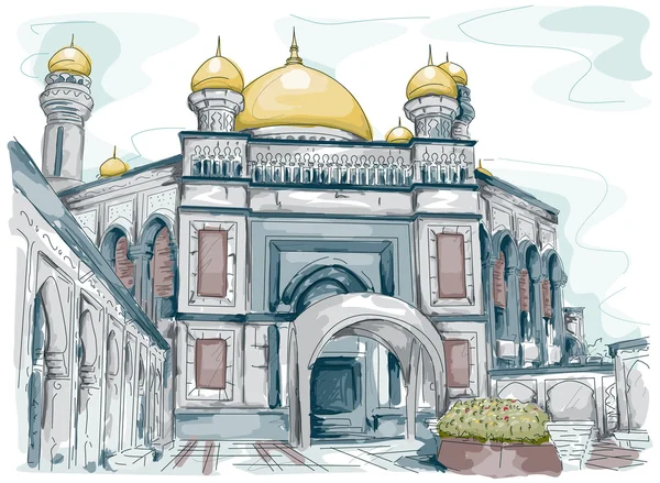 Brunei moskén — Stockfoto