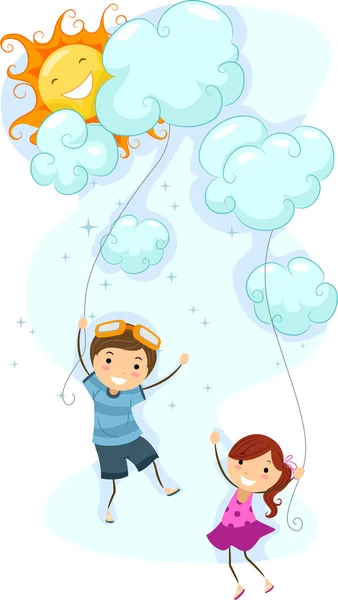 Cloud Kites — Stock Photo, Image