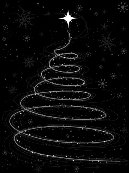 Kerstboom ontwerp — Stockfoto