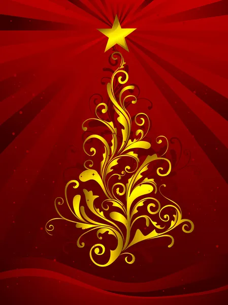 Christmas Tree Design — Stock Photo, Image