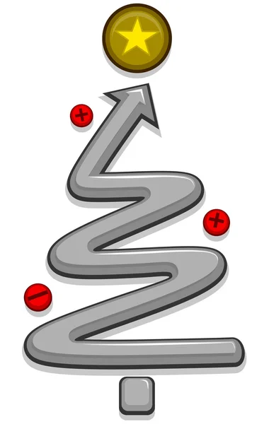क्रिसमस ट्री डिजाइन — स्टॉक फ़ोटो, इमेज