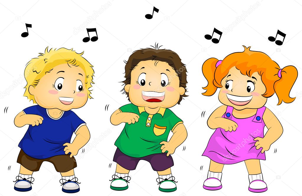 Dancing Kids Stock Photo by ©lenmdp 7599776