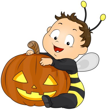 Pumpkin Costume clipart