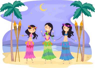 Hula clipart